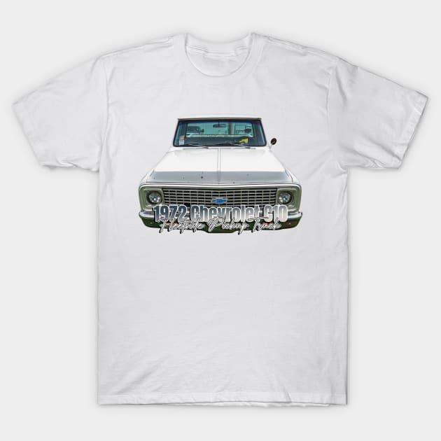 1972 Chevrolet C10 Fleetside Pickup Truck T-Shirt by Gestalt Imagery